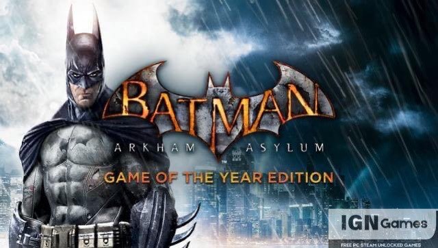 BATMAN ARKHAM ASYLUM GOTY -1